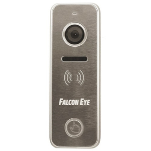 Вызывная видеопанель Falcone-EYE iPanel 3 (серебро) 4-х проводная, антивандал., 12В