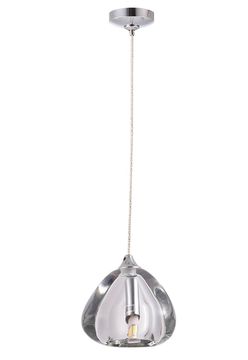Подвесной светильник G9 Verano SP1 Transparent хром/прозрачный Crystal Lux