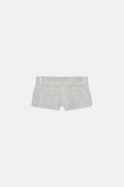 ZARA МИНИ-ШОРТЫ В ПОЛОСКУ, ПОЛОСКИ