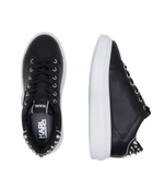 Кожаные кроссовки kapri Karl Lagerfeld - черный(KL62529N)