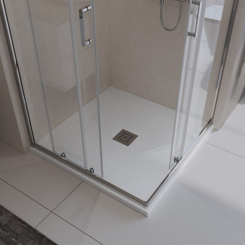 Поддон из искусственного мрамора Belbagno TRAY-MR-UNO-A-80-35-W-CR