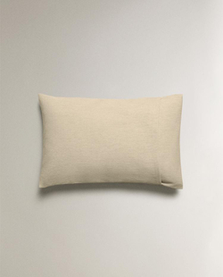 ZARA HOME ОДНОТОННАЯ НАВОЛОЧКА, СВЕТЛО-БЕЖЕВЫЙ