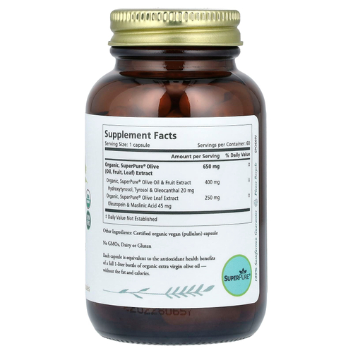 Pure Synergy, SuperPure Olive, 60 капсул
