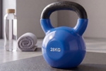 Гиря чугунная винил 28 кг (модель: К-4) VictoryFit VF-KV280