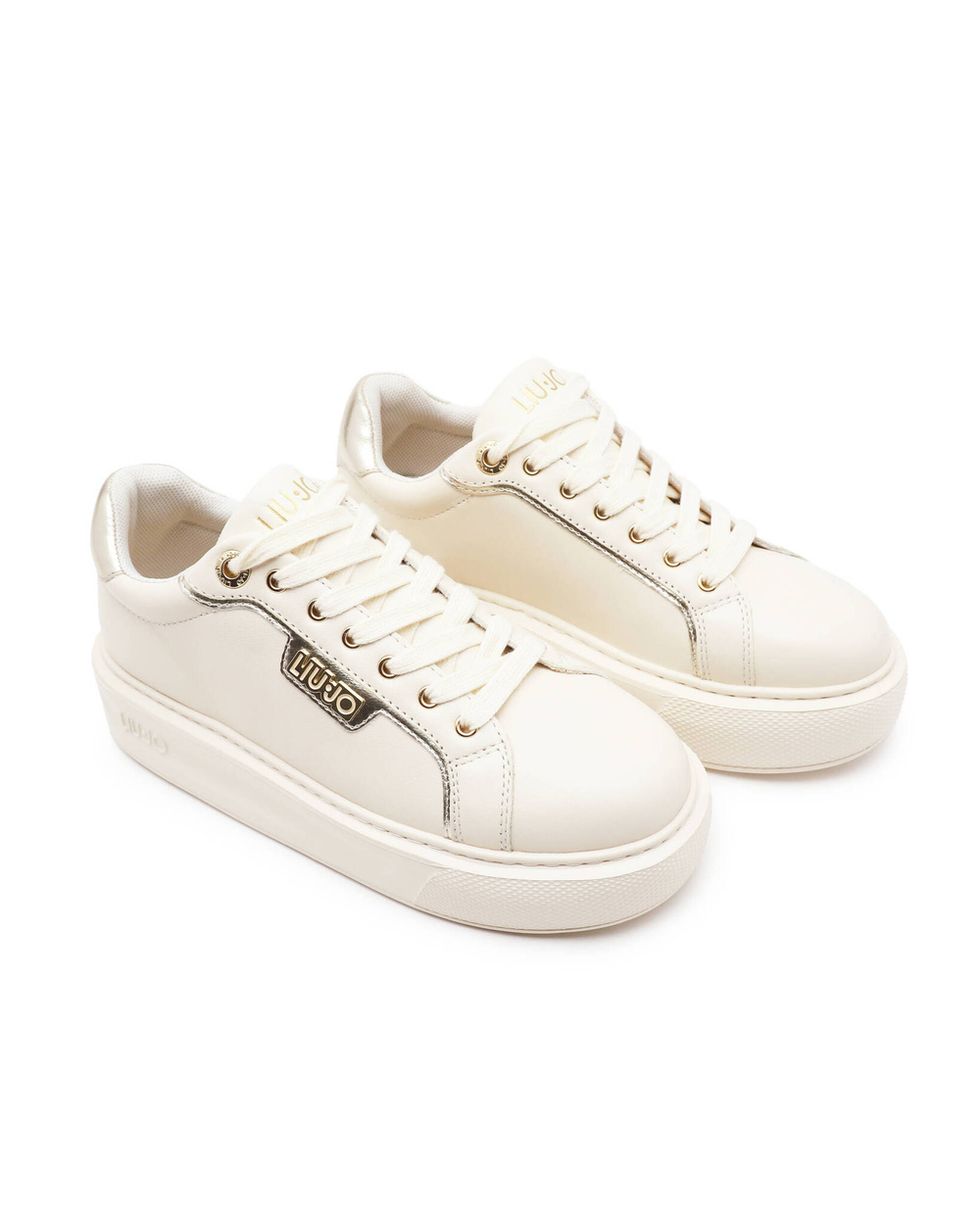 Кожаные кроссовки kylie 18 Liu Jo - бежевый(BA3131 PX026)