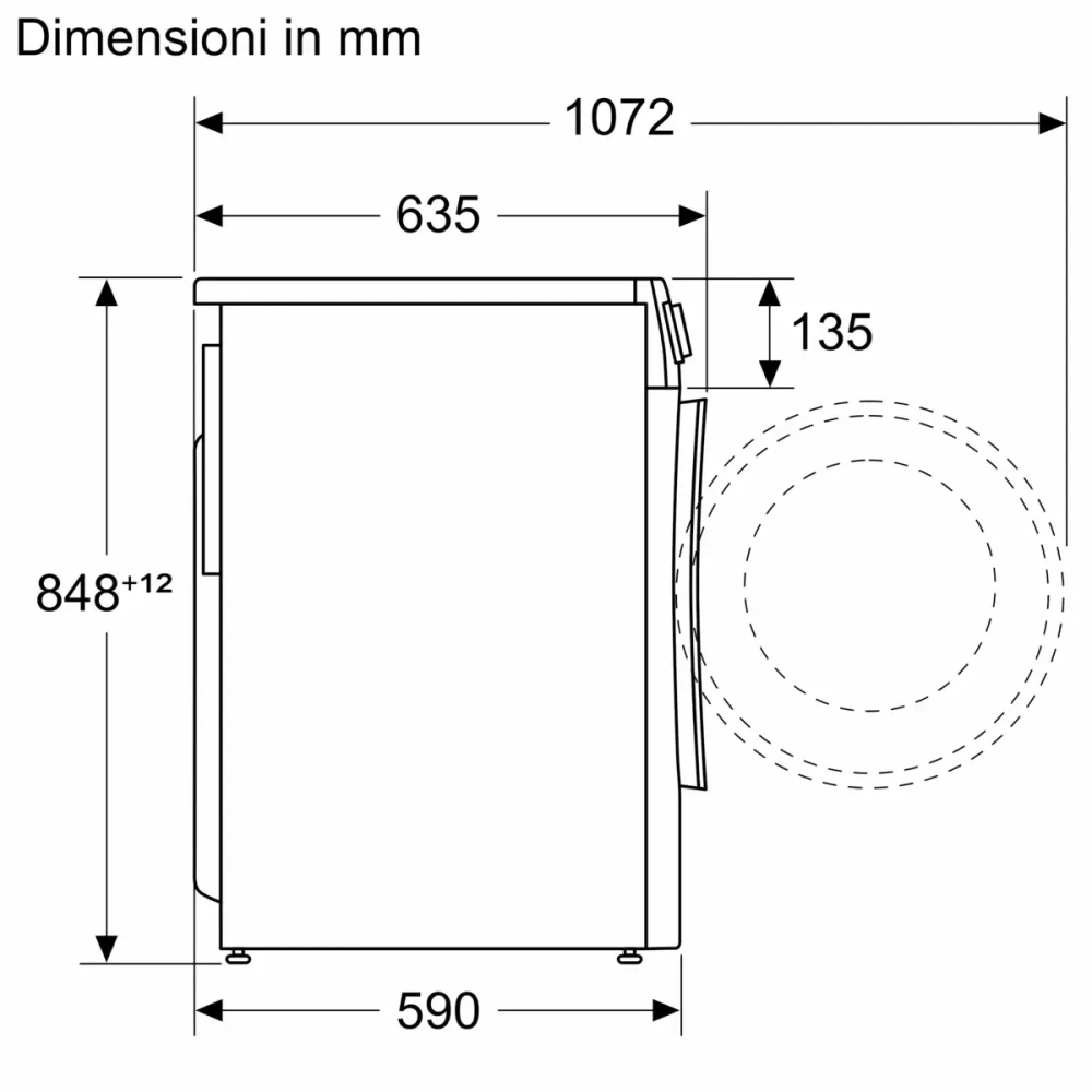 Стирально-сушильная машина Bosch WNG25440IT