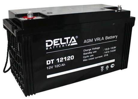 DT 12120 Delta Аккумулятор герметичный свинцово-кислотный