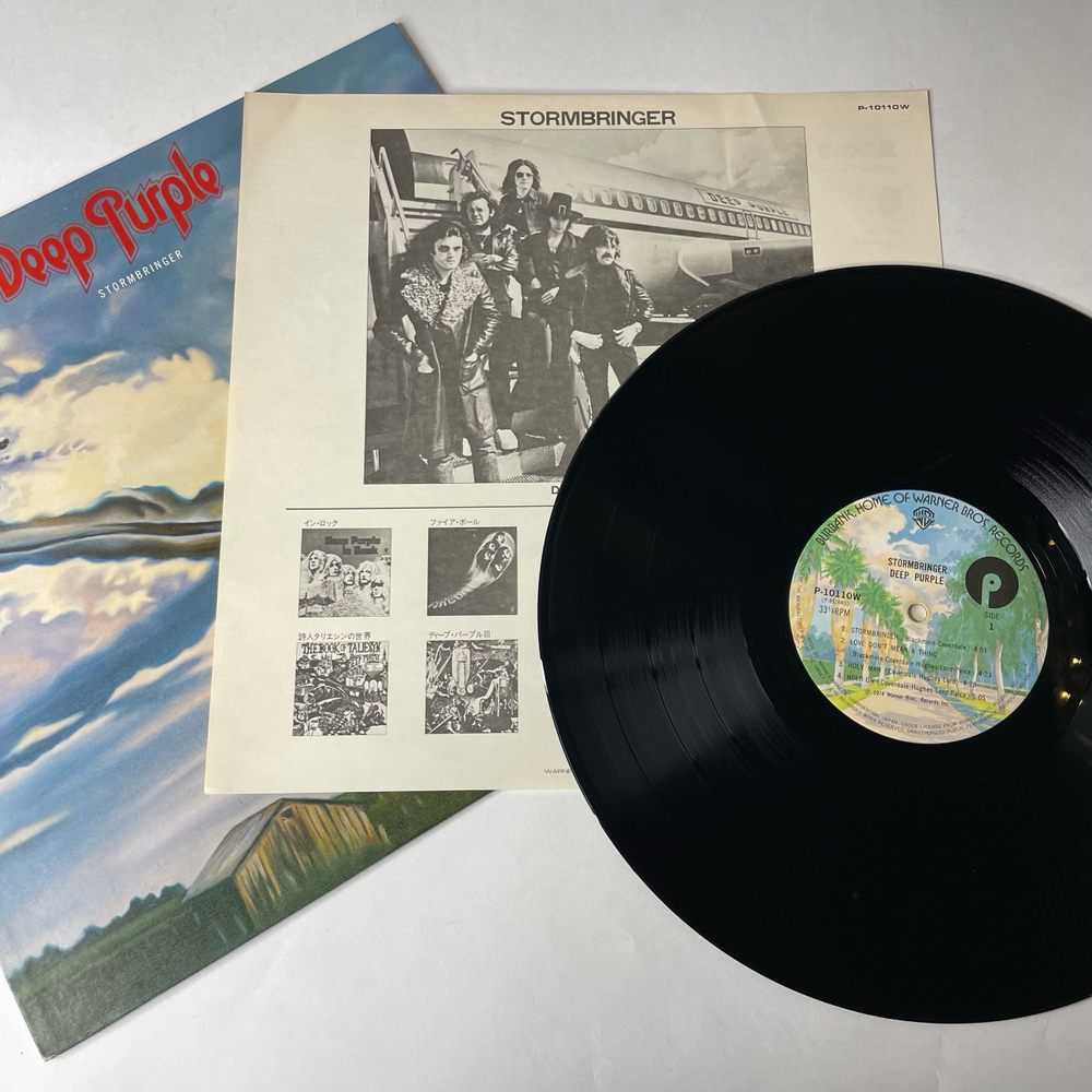 Винтажная виниловая пластинка LP Deep Purple Stormbringer (Япония 1976) (Без Оби)