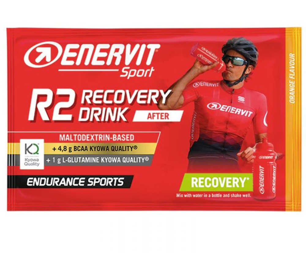 Восстанавливающий напиток Enervit R2 Recovery Drink 50g - orange