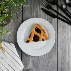 Тарелка d 19 см h2 см белая фарфор Glory Eco P.L. Proff Cuisine [6]