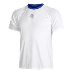 Мужское теннисное поло BB by Belen Berbel Marx T-Shirt Men - Blue, White