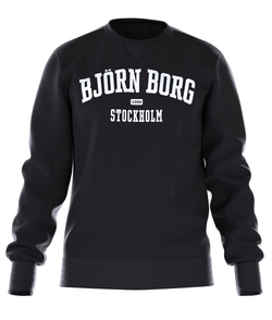 Мужская теннисная кофта Björn Borg Essential Crew - черный