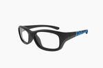 Спортивные очки с диоптриями Demetz Softness R / Black Blue / детские до 10 лет