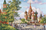 "Храм Василия Блаженного"-3-33  вышивка