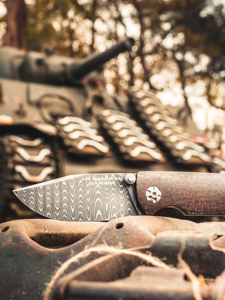 Нож Boker 110662DAM M4 Sherman-Damascus