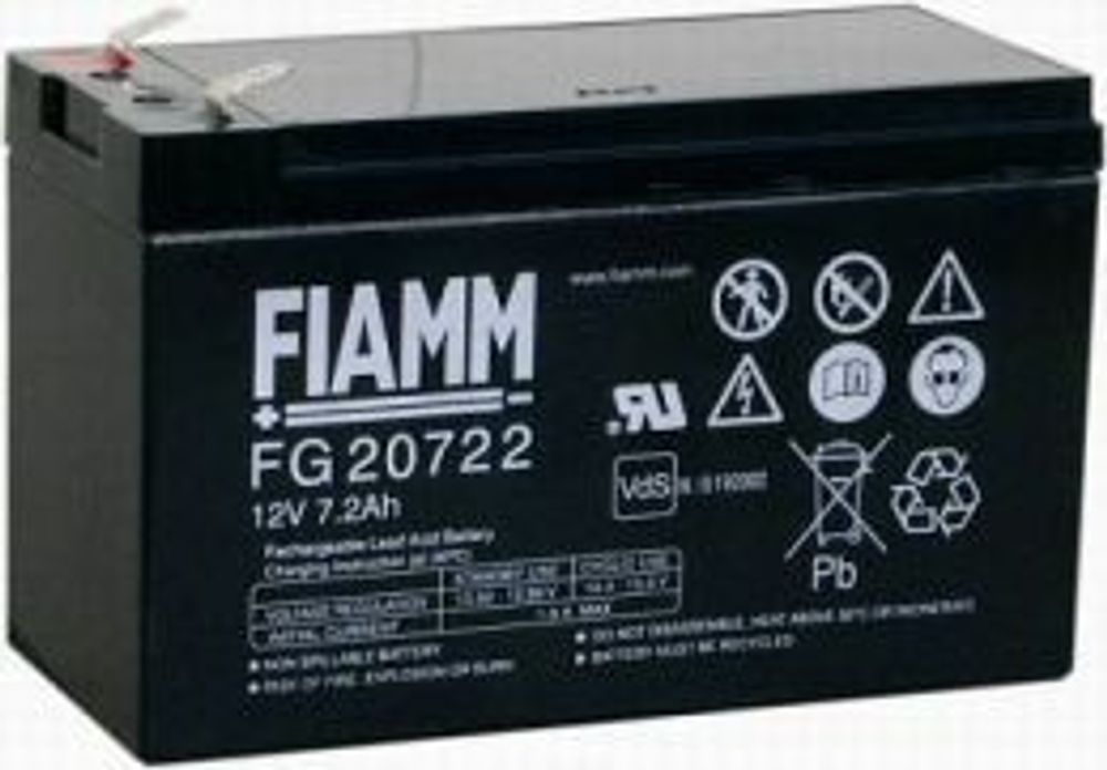 Аккумулятор FIAMM FG20722 - AGM ( 12В / 7,2Ач ) Аккумулятор FIAMM FG20722 - AGM ( 12В / 7,2Ач )