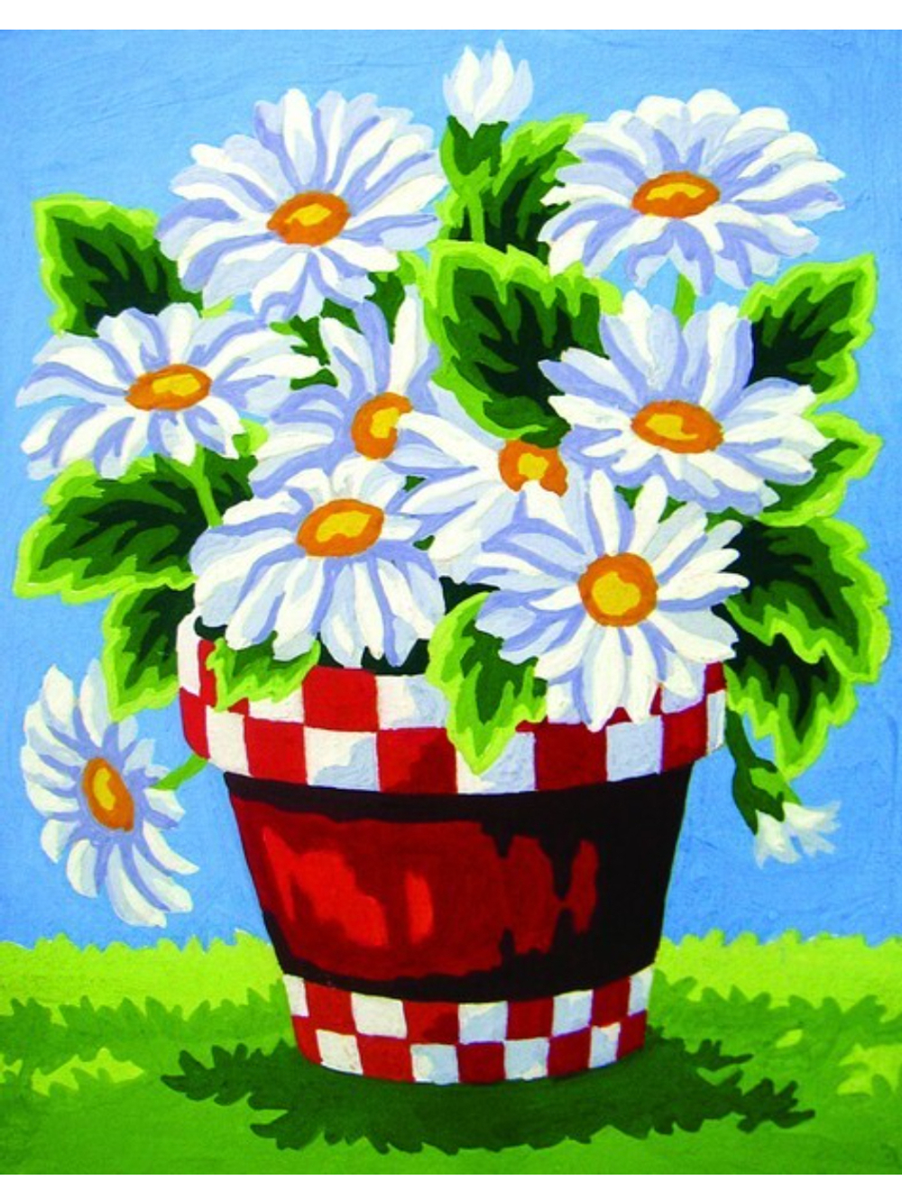 "Ромашки"-3284 канва с рисунком