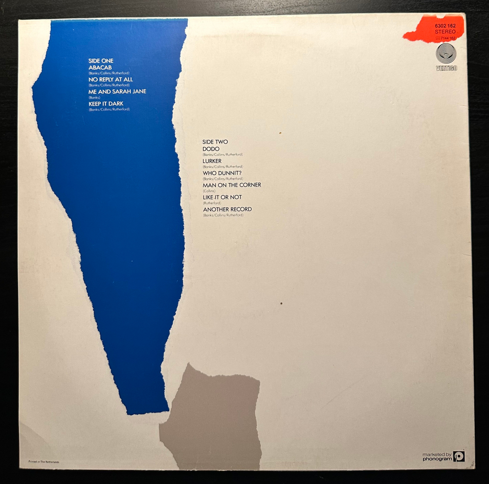 Genesis - Abacab (Голландия 1981г.)