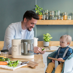 Уцененный товар: блендер-пароварка для детского питания 5 в 1 BEABA Babycook Neo белый/серый