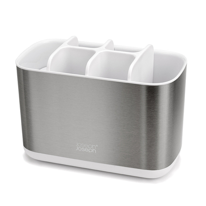 Органайзер для зубных щеток easystore steel, 13х9,5х17,5 см, белый