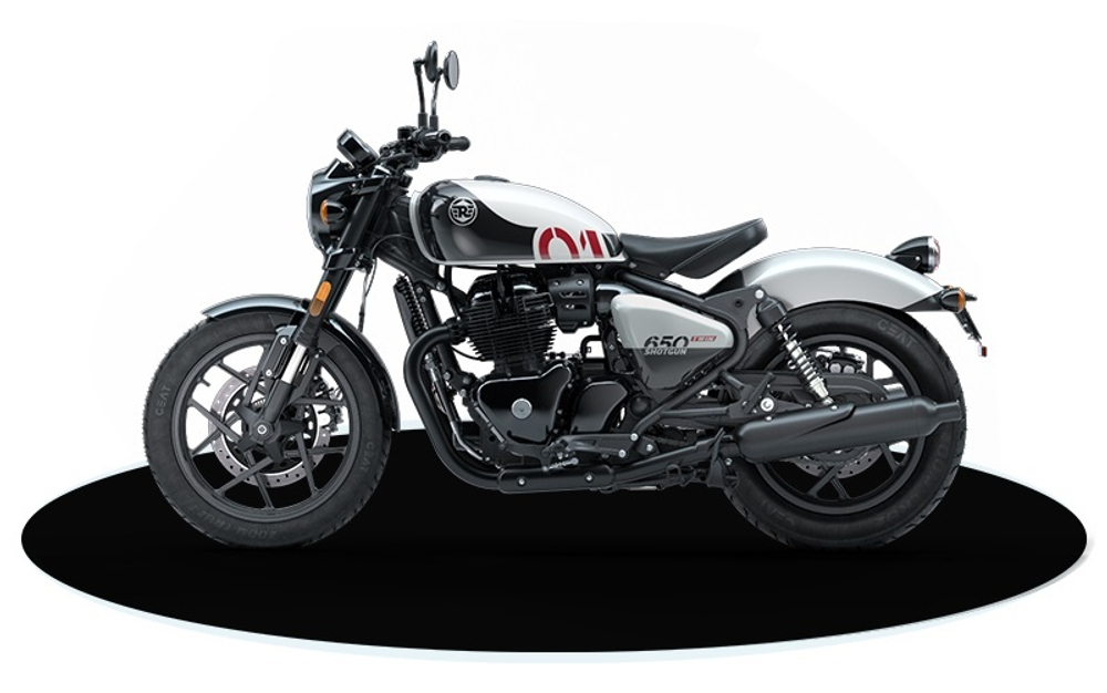 Royal Enfield Shotgun 650 Stencil White (Premium) 2026