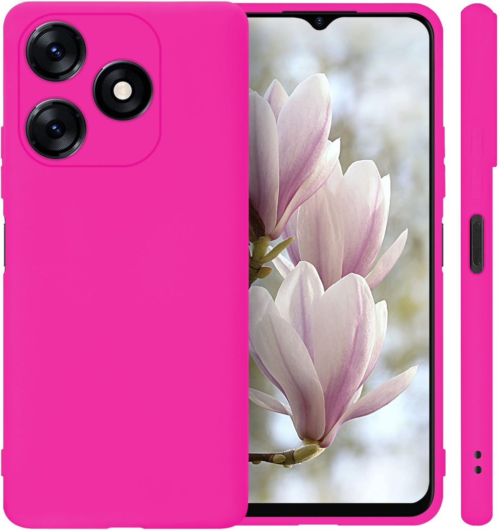 Мягкий Soft Touch чехол из силикона для TECNO SPARK 10C / 10 (не PRO!) с бархатной подкладкой