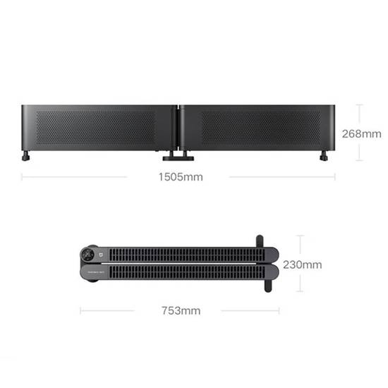 Умный электрический обогреватель Xiaomi Mijia Baseboard Electric Heater Graphene Heating 2 Foldable Version 2200W (TJXDNQ09ZM)