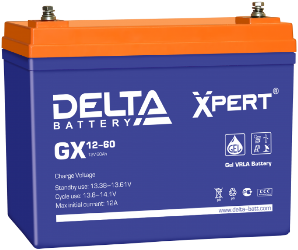 DELTA GX 12-60 Xpert аккумулятор DELTA GX 12-60 Xpert аккумулятор