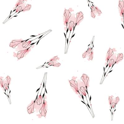 Акварельные цветы 2