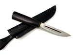 Нож Север, кованая 95х18, черный граб, Lemax