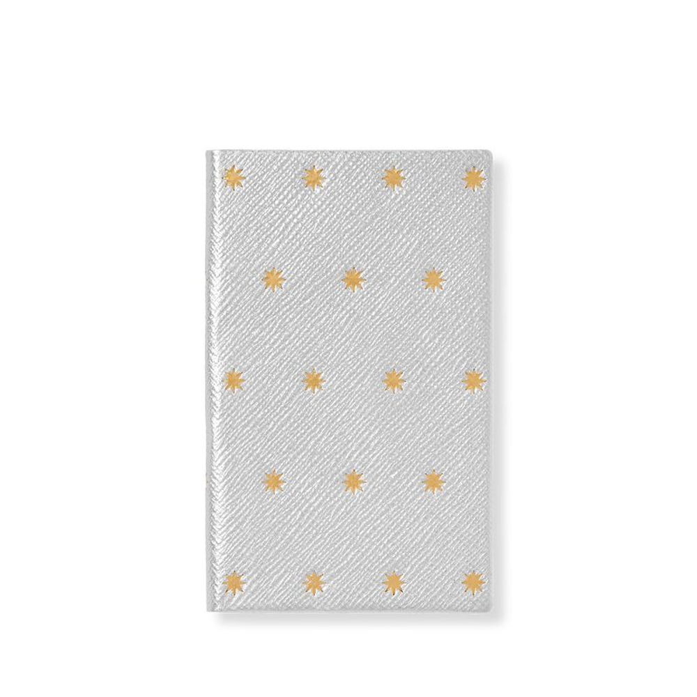 Smythson Блокнот Panama Notebook Liberty Nile Blue