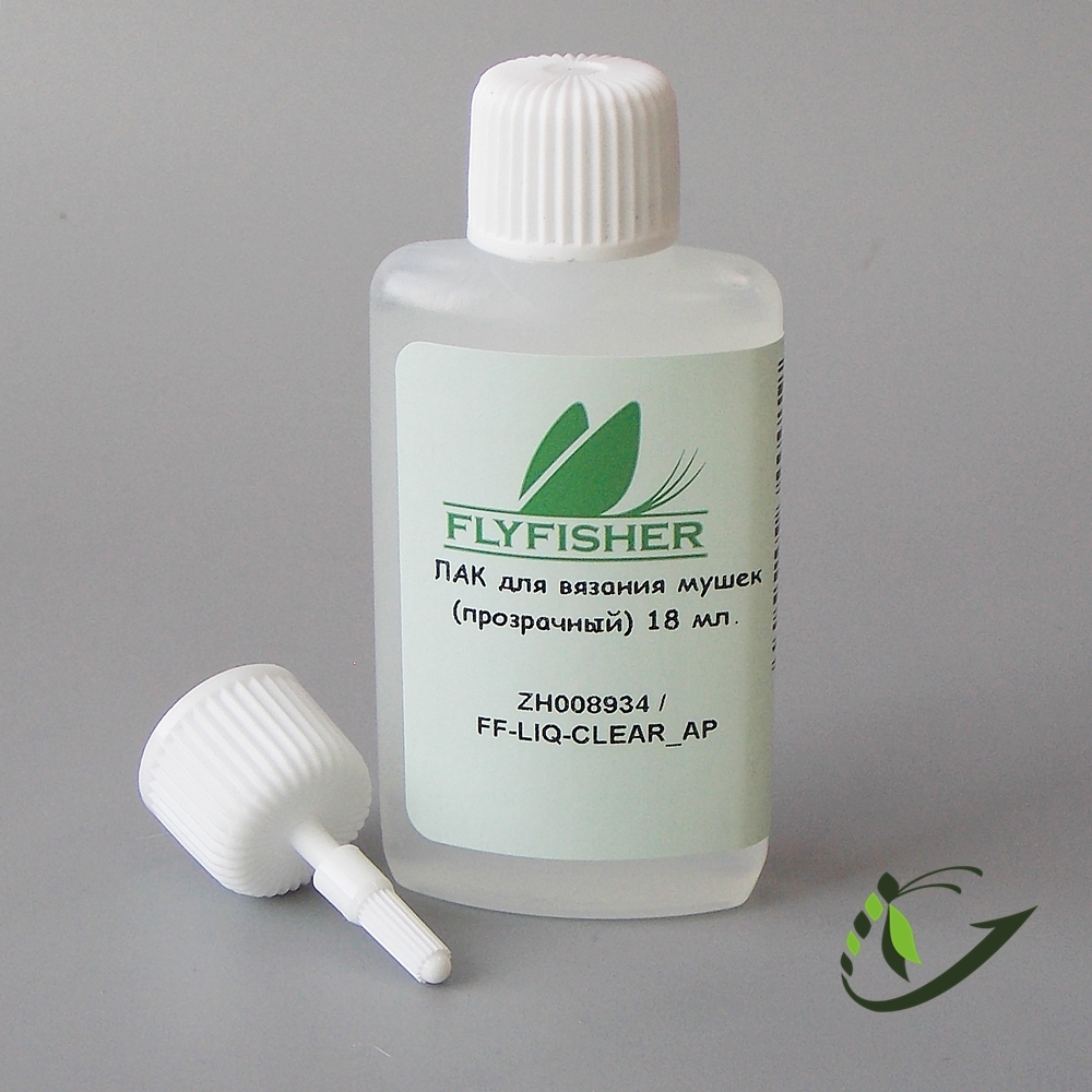 FLYFISHER™ Прозрачный лак для вязания мушек Cellire Clear 18ml + applicator