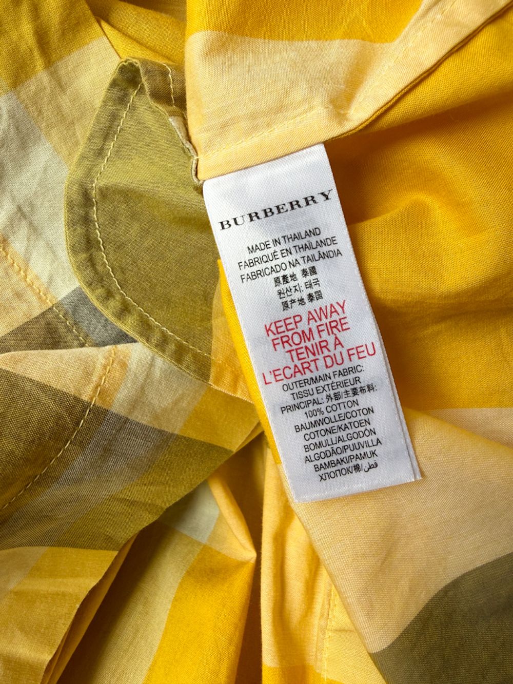 Хлопковое платье Burberry, 104