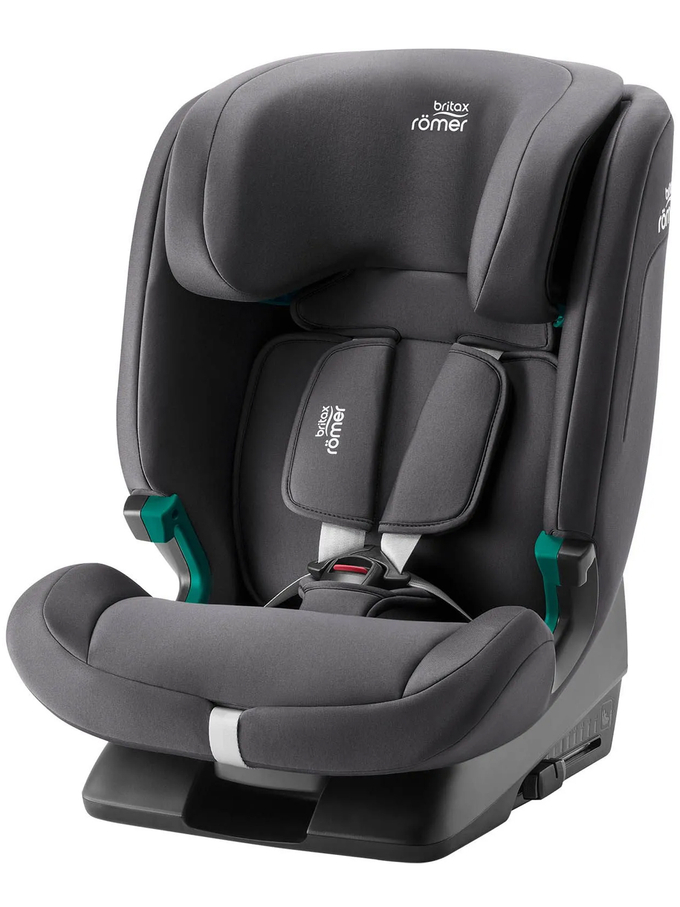 Автокресло 1/2/3 Britax Roemer EVOLVAFIX Midnight Grey, с 15 месяцев до 12 лет, (76 - 150 см), серый