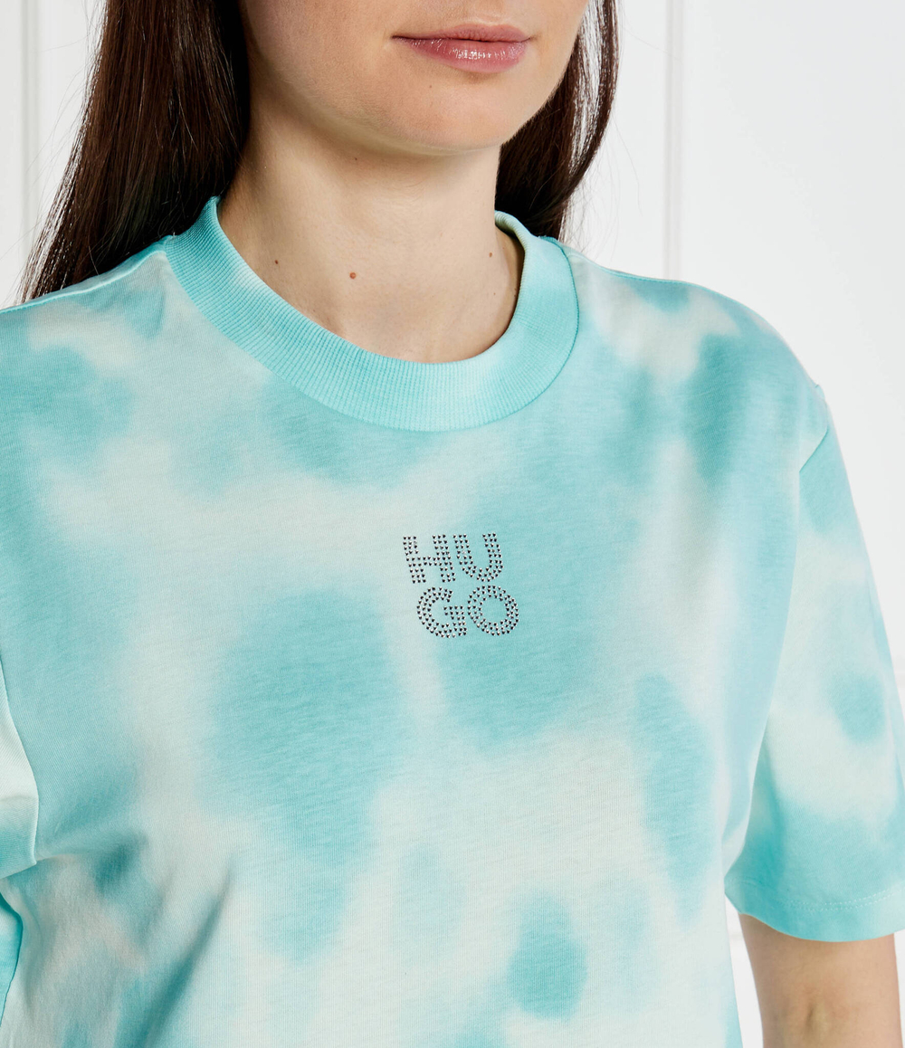 Футболка Vintage HUGO - бирюзовый(50514108)