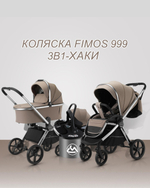 Коляска 3 в 1 Luxmom Fimos 999