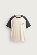 ФУТБОЛКА В СТИЛЕ КОЛОР-БЛОК С НАДПИСЬЮ — ZARA