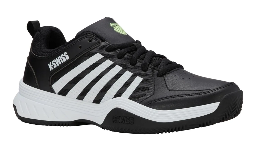 Теннисные кроссовки K-Swiss Court Express 2 Clay - black/white/soft neon green