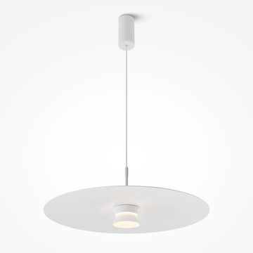 Подвесной светодиодный светильник 12W 3000K MOD352PL-L10W3K1 белый Platte Modern Maytoni
