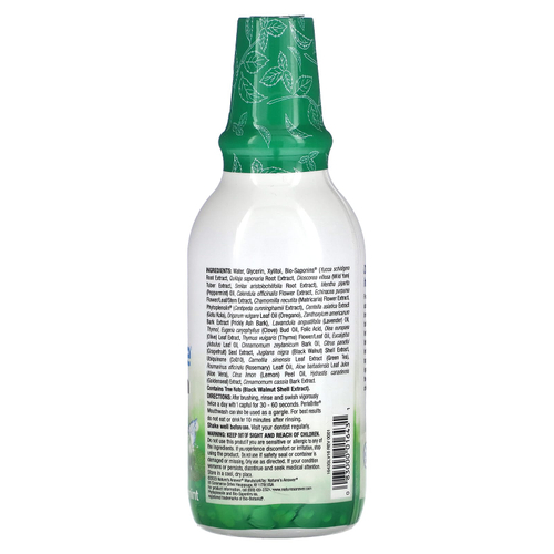 Nature's Answer, PerioBrite, ополаскиватель для рта с ксилитолом, прохладная мята, 480 мл (16 жидк. унций)
