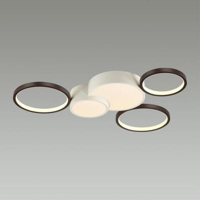 5253/80CL LEDIO LN26 291 белый, черный Люстра потолочная диммир. с ДУ LED 80W 220V NORBERT