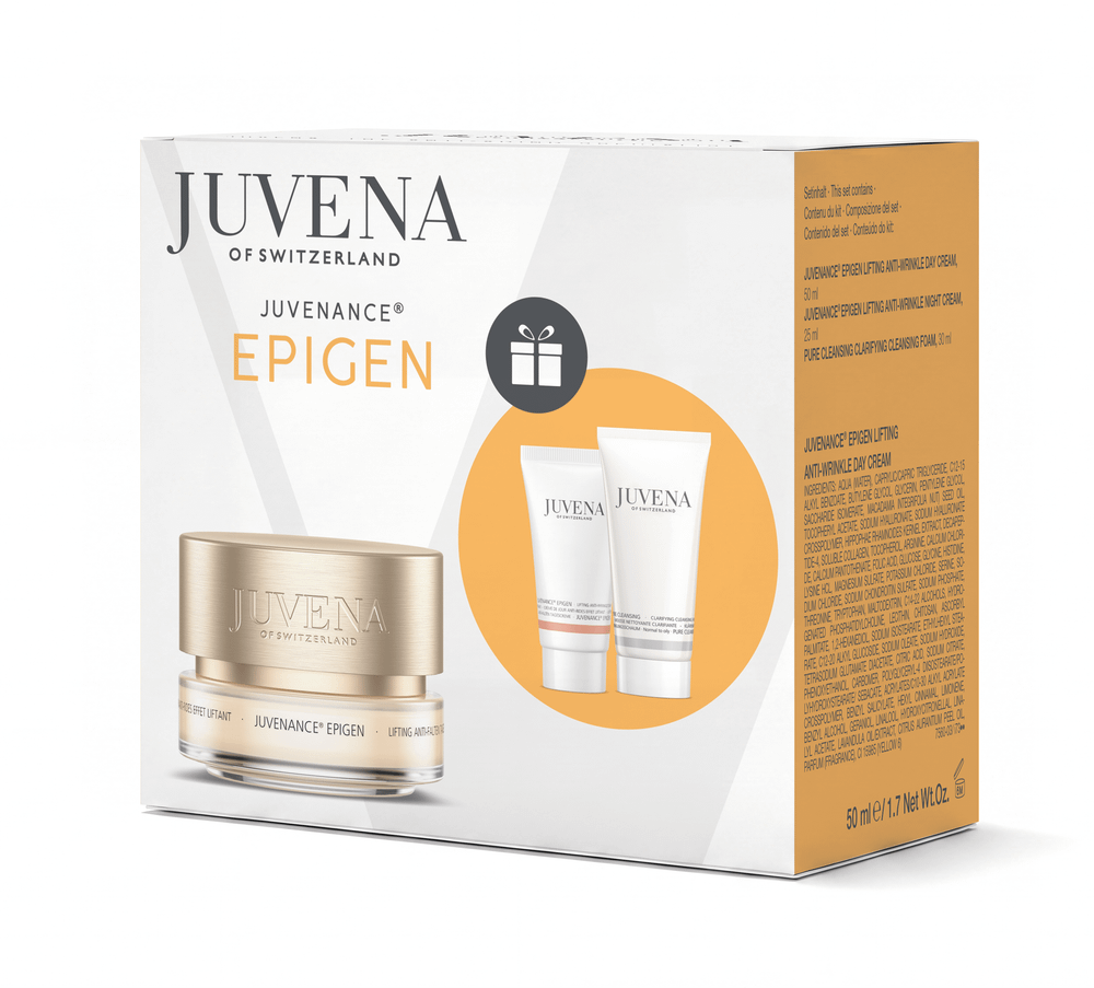 JUVENA Epigen Set — набор с дневным и ночным лифтинг-кремами, 50 мл + 25 мл + 30 мл