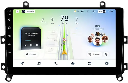 Магнитола для Toyota Highlander 4 2019-2024+ (ШГУ 8") - Teyes CC4L монитор 9" IPS, Android 14, Быстрая, Snapdragon 662, CarPlay, 4G SIM-слот