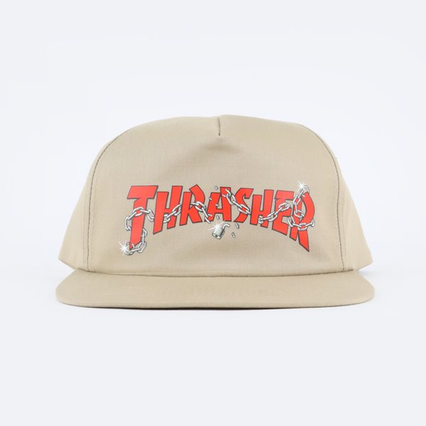 Кепка Thrasher Chains By Daniel Shepard Snapback (khaki) артикул: - купить в магазине Дайс