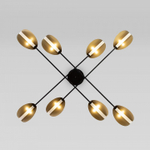 Потолочная люстра Eurosvet Grazia 70148/8 черный/золото