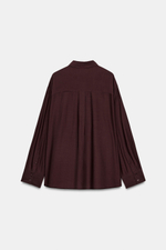 ОДНОТОННАЯ РУБАШКА С НАГРУДНОЙ ПЛАНКОЙ — ZW COLLECTION — ZARA