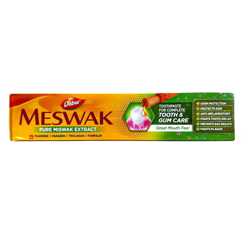 Зубная паста МЕСВАК, Toothpaste MESWAK, Dabur, 100 гр.