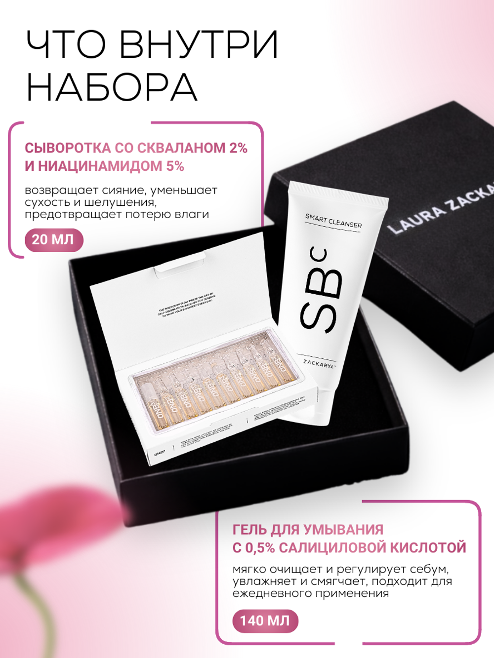 ПОДАРОЧНЫЙ НАБОР: СВЕЖЕСТЬ, СИЯНИЕ И УХОЖЕННАЯ КОЖА