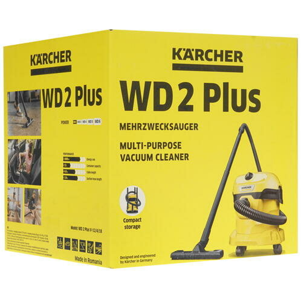 Хозяйственный пылесос KARCHER WD 2 Plus V-12/4/18 (1.628-000.0)