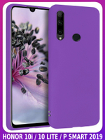 Мягкий Soft Touch чехол из силикона для HUAWEI HONOR 10i / 10 LITE / P SMART 2019 с бархатной подкладкой
